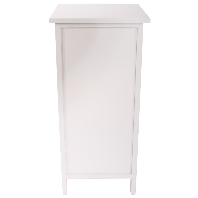 Commode Lausanne, blanc - 3 tiroirs