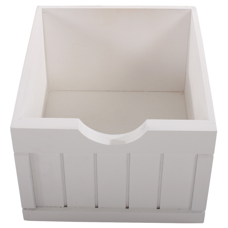 Commode Lausanne, blanc - 3 tiroirs