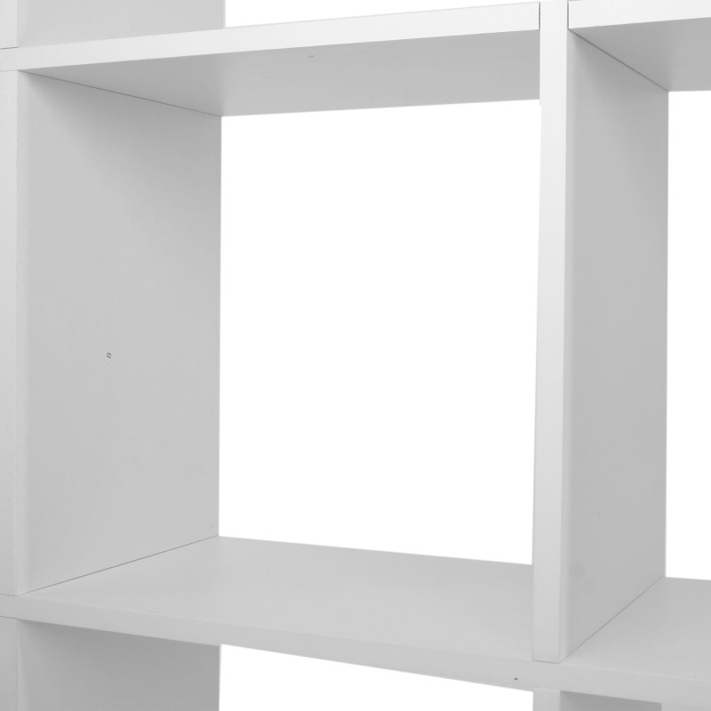 Etagère / bibliothèque Ottawa séparation de pièce 150x150x30cm - blanc