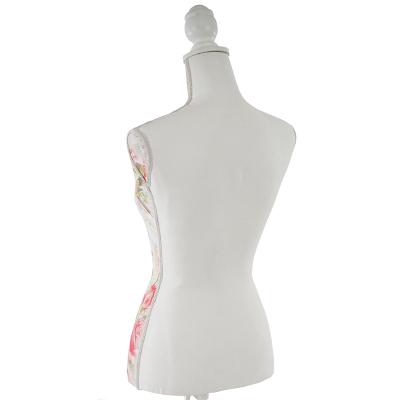 Mannequin de couture de tailleur buste torse féminin T222 - fibre de verre, motif femmes