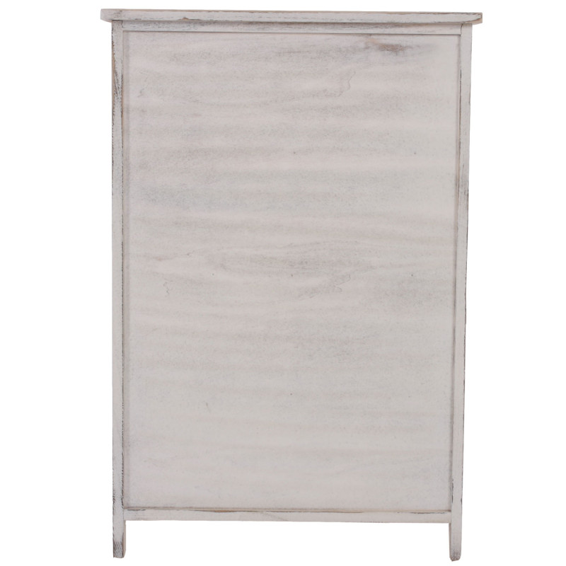 Commode / armoire, 82x55x30cm, shabby chic, vintage - blanc