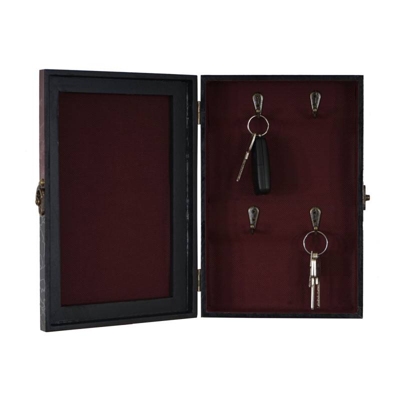 Boîte à clés Calais T143 coffret armoire rangement, 27x18x6,5cm