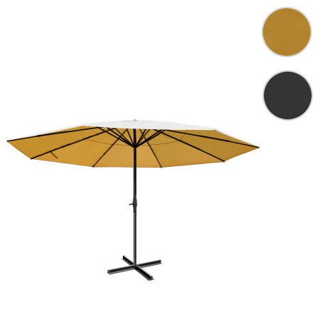 Parasol aluminium Meran Pro ø 5m - crème