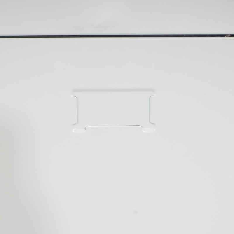 Meuble-classeur Boston T137, placard de bureau en métal, portes, 90x90x40cm