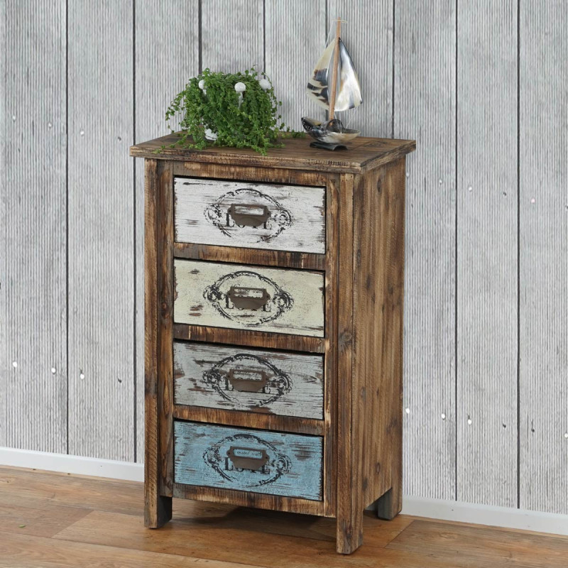 Commode Cadiz armoire table d'appoint, vintage, shabby chic, 79x48x33cm