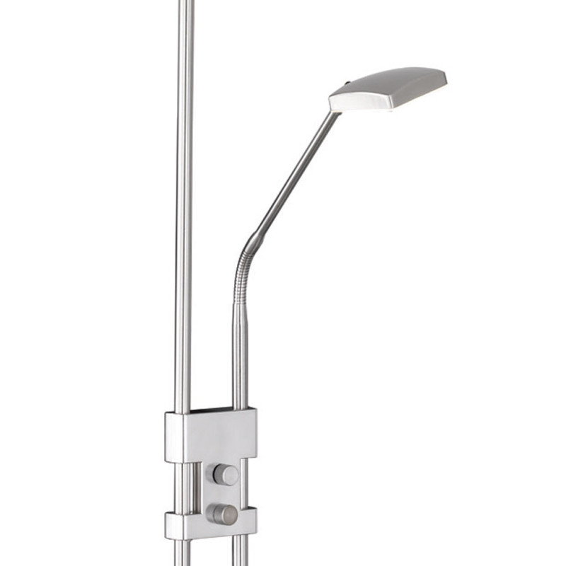 Trio Lampe LED sur pied avec liseuse RL 113, 18W, pied carré