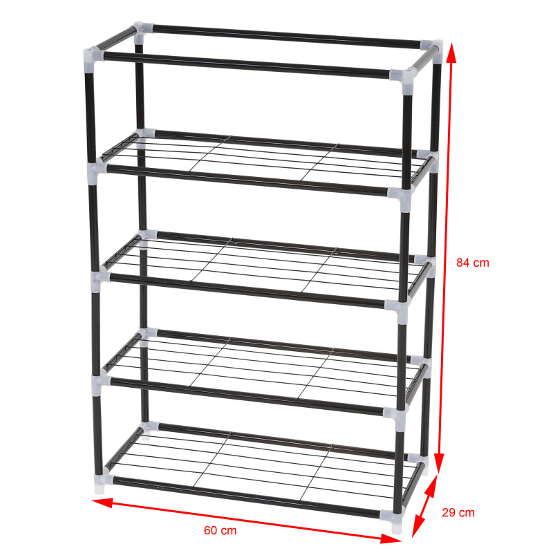 Armoire pliante range-chaussures de camping 84x60x29cm - bleu