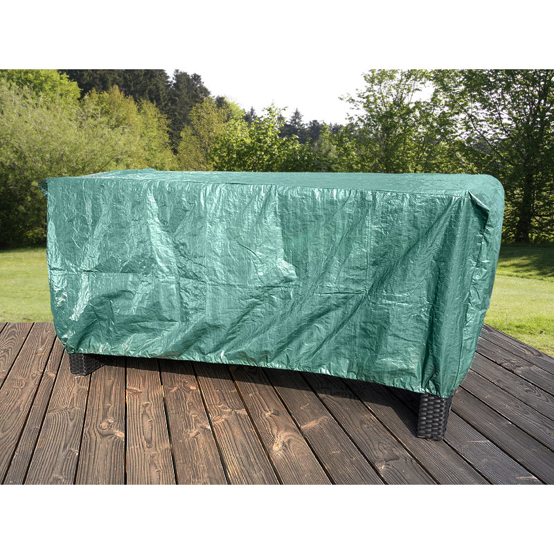 Bâche/housse/banne de protection pour meubles/salons de jardin, vert, 190x70x70cm