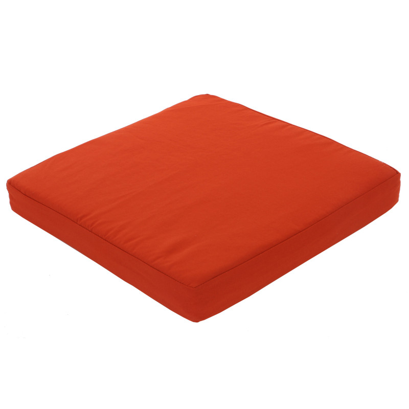 Coussin d'assise pr salon de jardin modulable Siena polyrotin - bordeaux