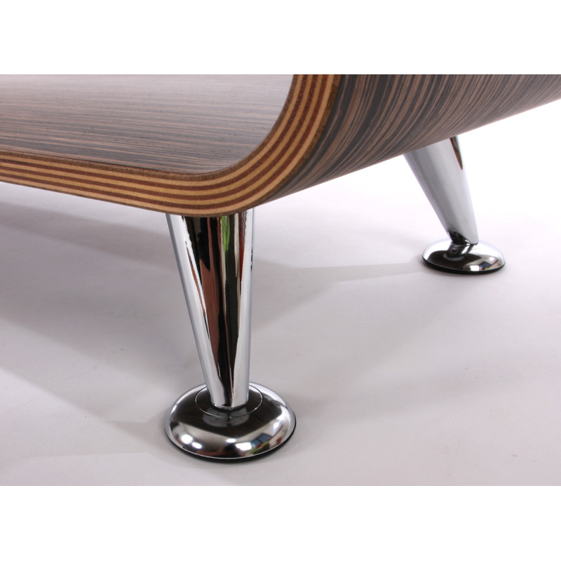 Table basse de salon Zebrano XXL DL-039, 90x61x33cm