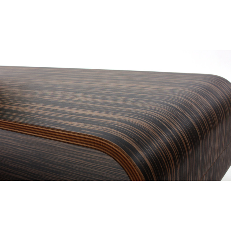 Table basse de salon Zebrano XXL DL-039, 90x61x33cm
