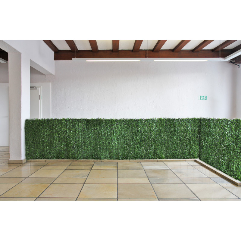 Haie artificielle/brise vue pour balcon, aspect sapin, 300x150cm