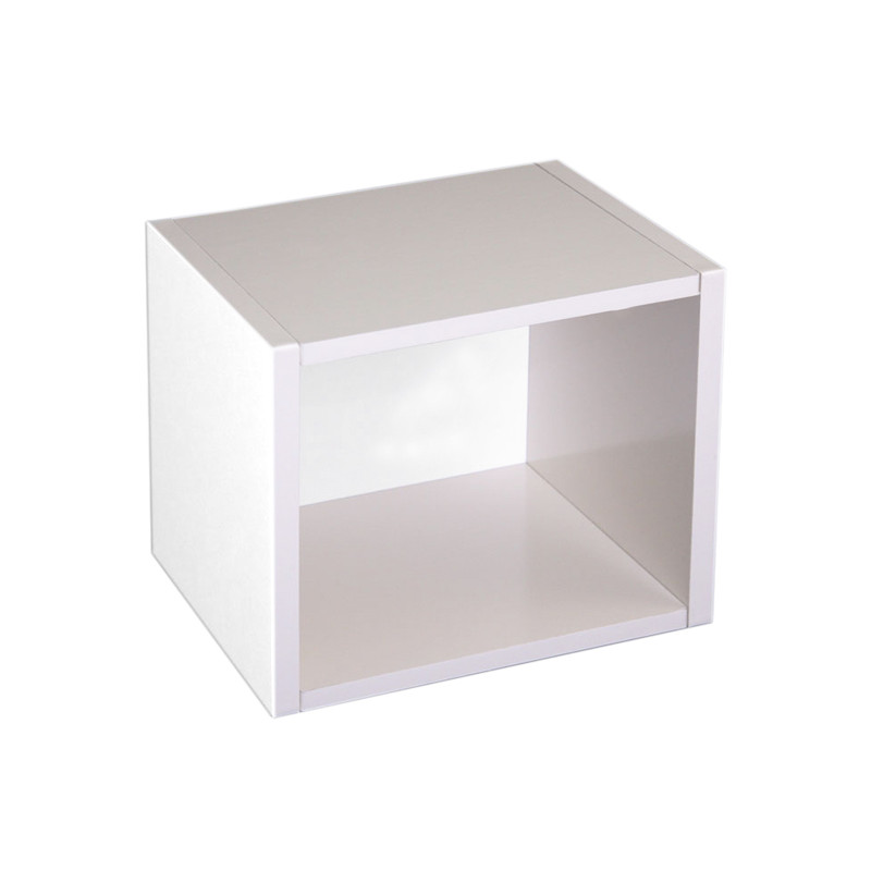 Étagère cube M73, combinable, 34x29x40cm blanc