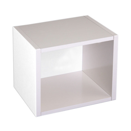 Étagère cube M73, combinable, 34x29x40cm blanc