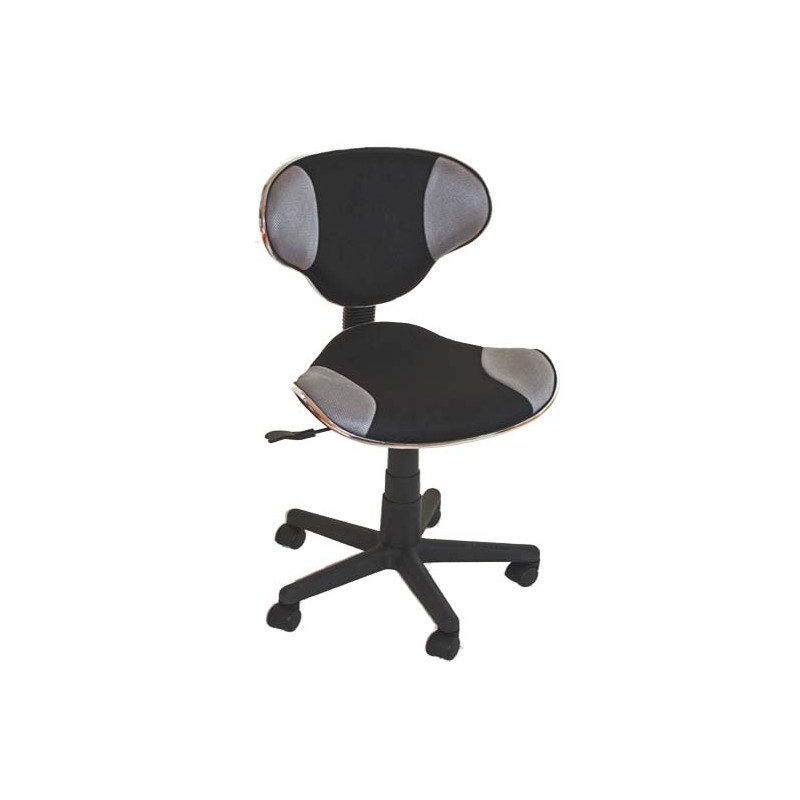 Chaise de bureau Genua gris, forme ergonomique