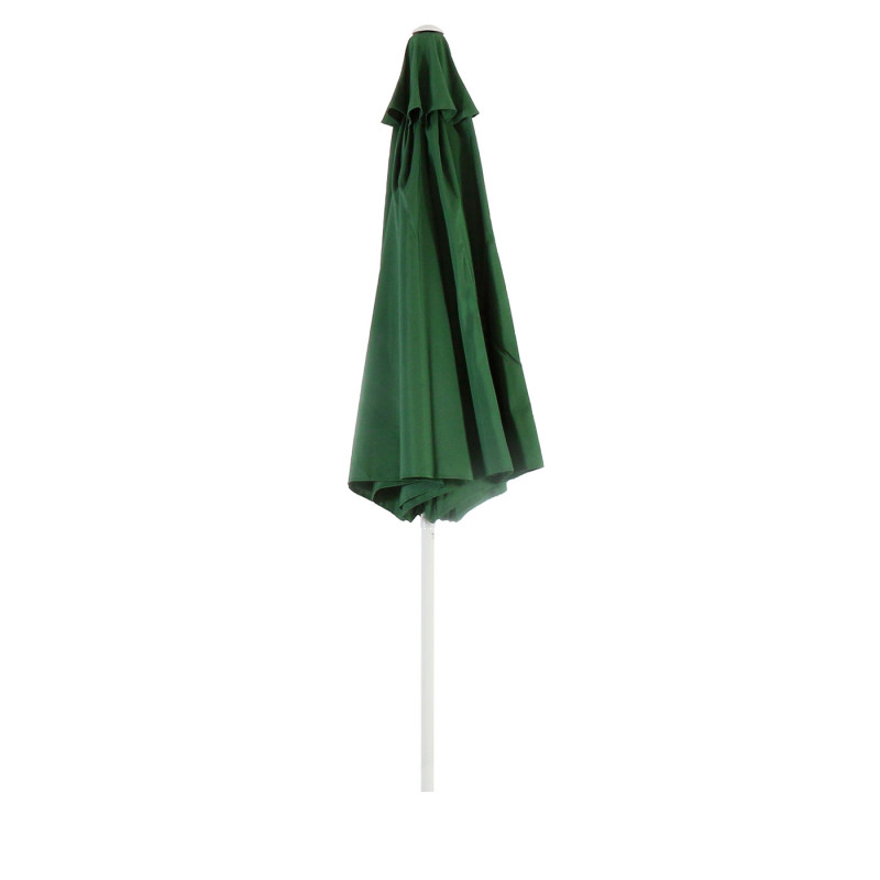 Parasol en aluminium N19, 300 cm, inclinable, inoxydable - vert