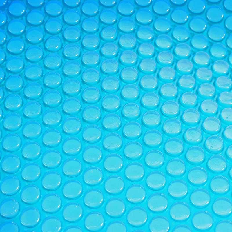 Revêtement pour piscine/pool, bâche thermique/solaire, bleu, épaisseur: 400 µm, rond, 5,48 m