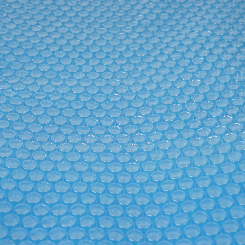 Revêtement pour piscine/pool, bâche thermique/solaire, bleu, épaisseur: 400 µm, ovale, 9,14x4,57 m