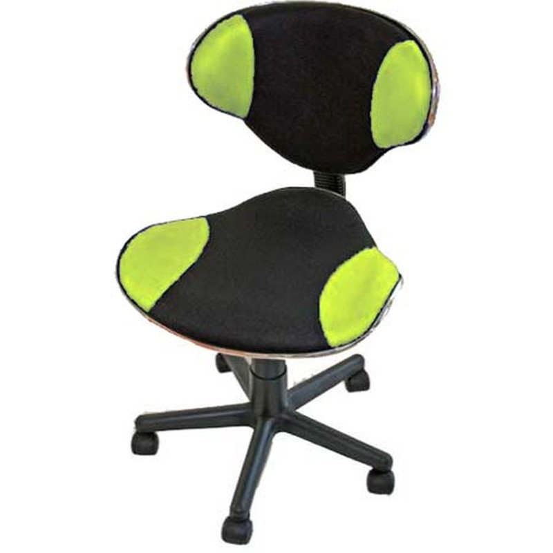 Chaise de bureau Genua vert, forme ergonomique