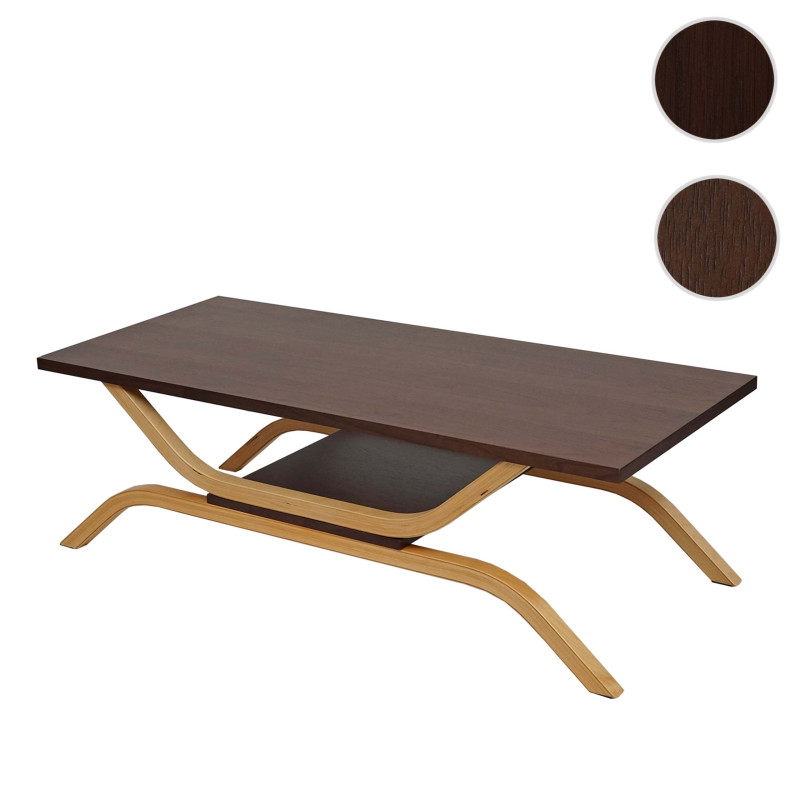 Table basse table de salon, table d'appoint, table basse, 35x110x48cm - aspect chêne
