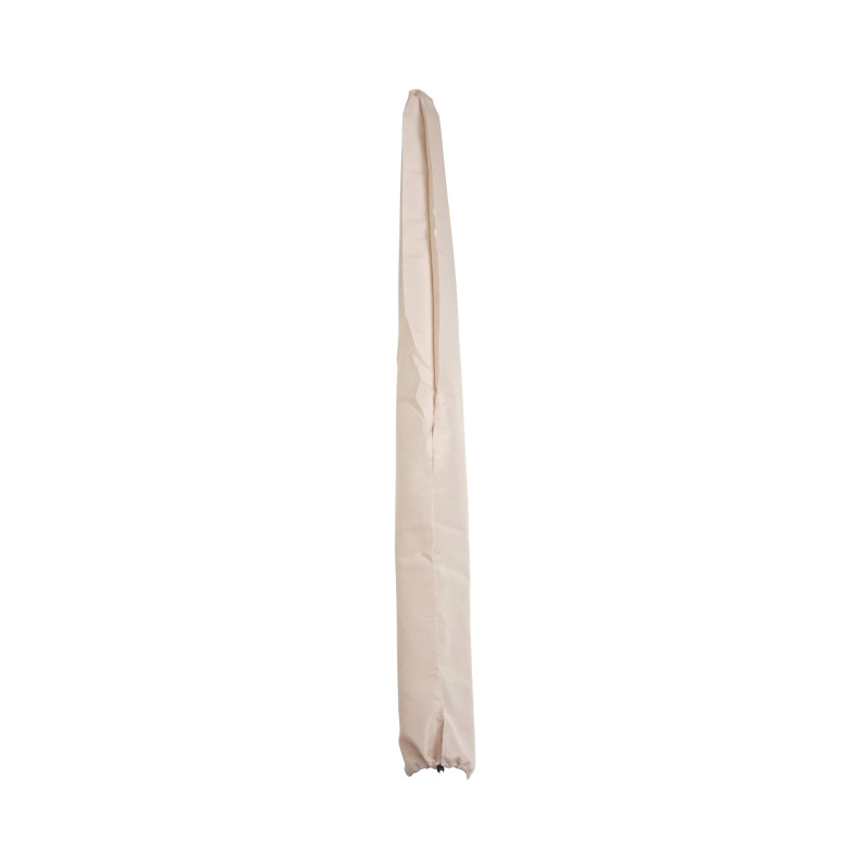 Housse de protection pour parasol en bois Florida 3m, housse Cover avec cordon de serrage - crème
