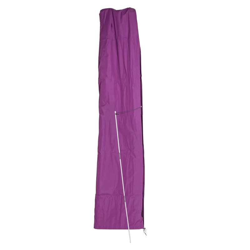 Revêtement de protection pour parasol jusqu'à 4,3m (3x3m), revêtement avec fermeture éclair - violet