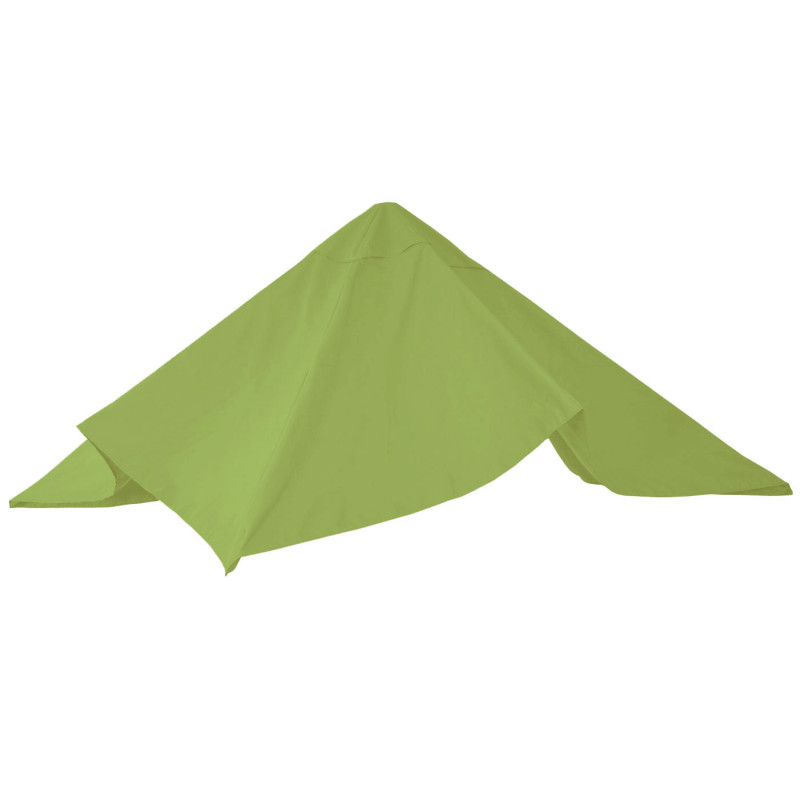 Housse de rechange pour parasol de luxe housse de parasol de rechange, 3x4m (Ø5m) polyester 3,5kg - vert clair