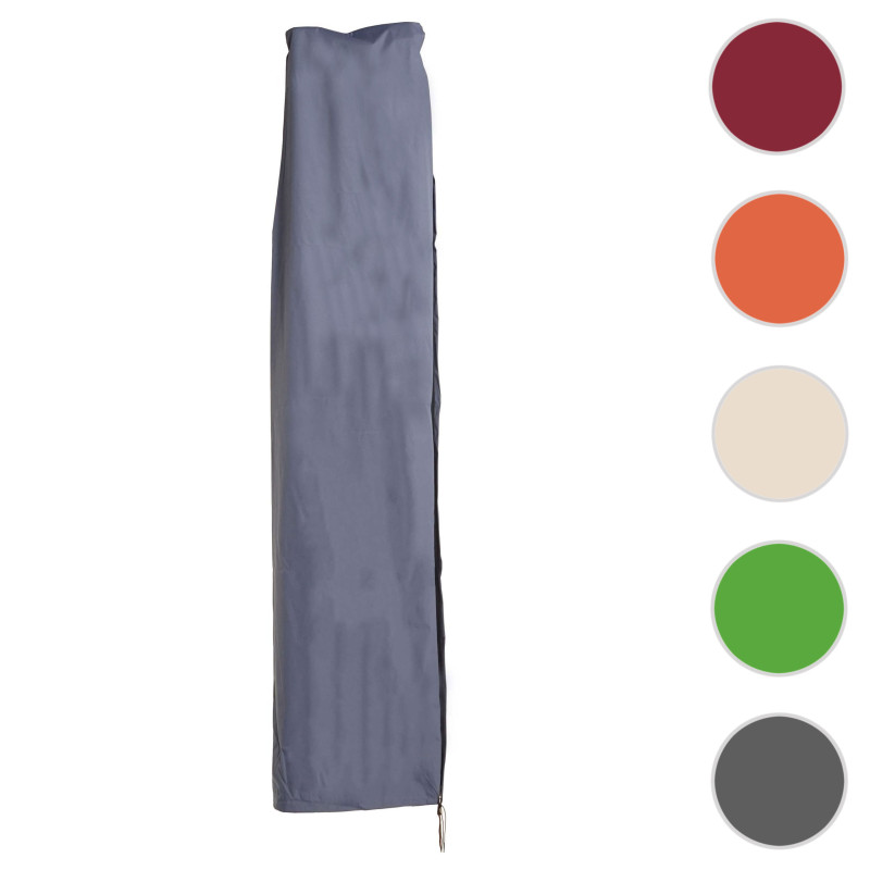 Housse de protection pour parasol jusqu'à 4,3m (3x3m), housse avec fermeture éclair - bleu