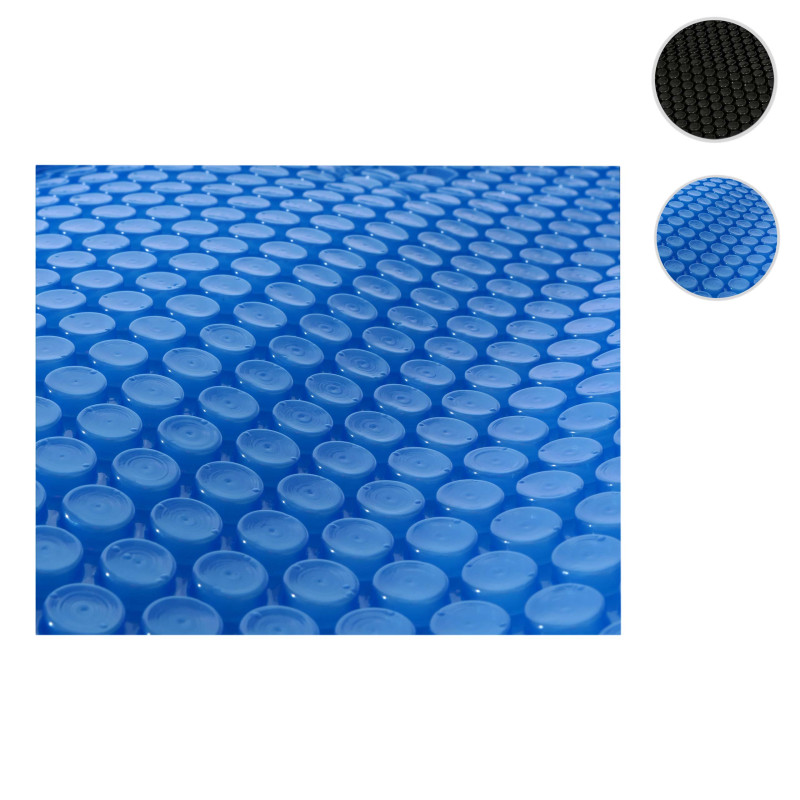 Revêtement pour piscine/pool, bâche thermique/solaire, épaisseur: 400 µm - rectangulaire, 3x2 m, noir