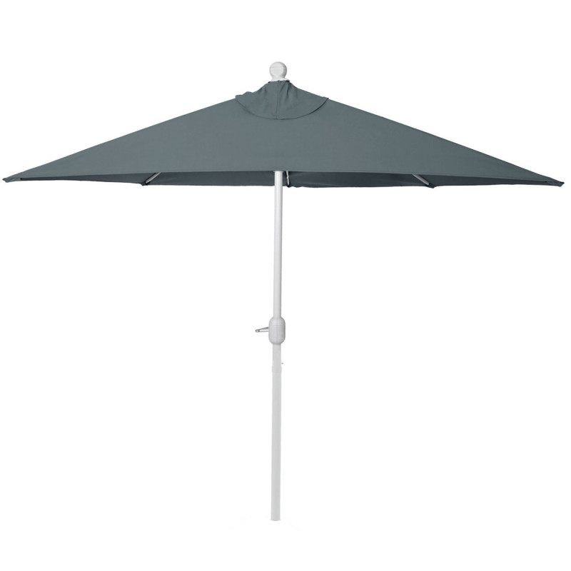 Parasol Parla en alu, hémicycle, parasol de balcon UV 50+ - 300cm anthracite sans pied