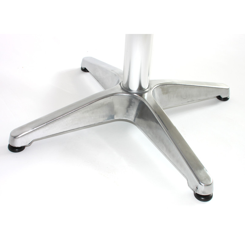 Table de bar + table bistro en aluminium, hauteur réglable 70-110cm, Ø60cm - Modèle de base