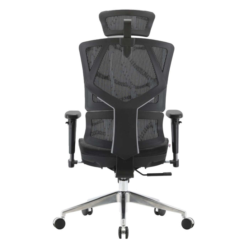 SIHOO chaise de bureau chaise de bureau ergonomique, soutien lombaire dossier haut accoudoirs 3D - mesh noir