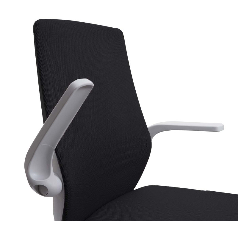 SIHOO Chaise de bureau ergonomique moderne, chaise de bureau, respirante accoudoir relevable - noir