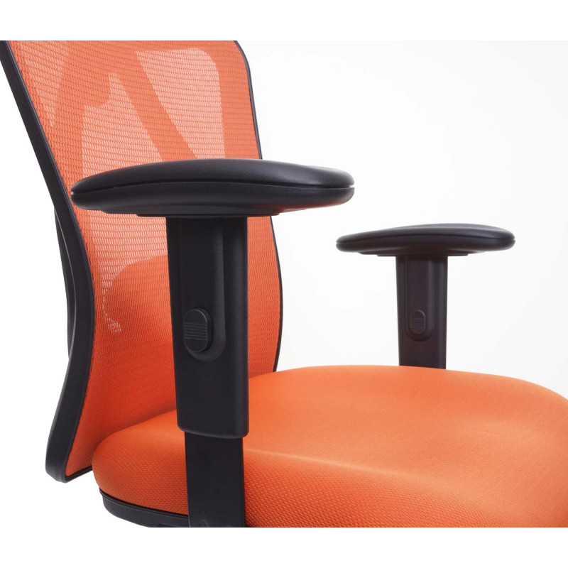 Chaise de bureau SIHOO Chaise de bureau, ergonomique, charge max. 150kg - sans repose-pieds, orange