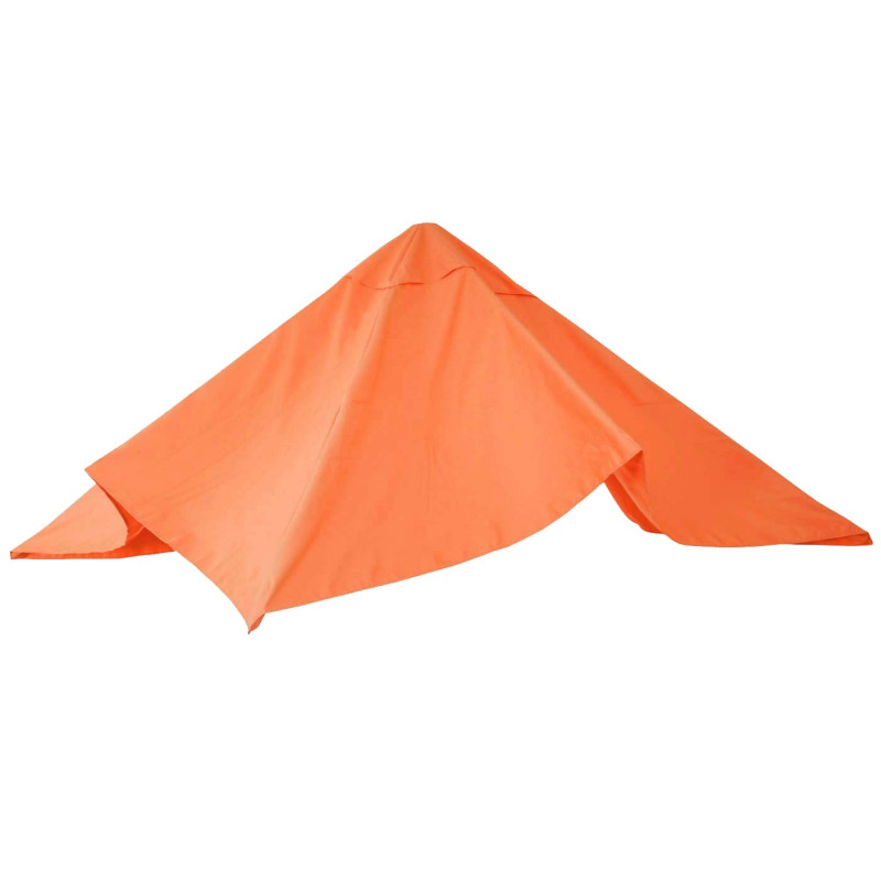 Toile pour parasol de luxe 3x4m (Ø5m) polyester 3,5kg - terrecuite