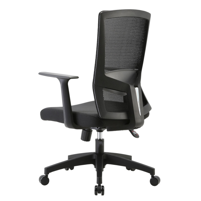 SIHOO chaise de bureau, dossier ergonomique en forme de S, soutien de la taille réglable et respirant - noir