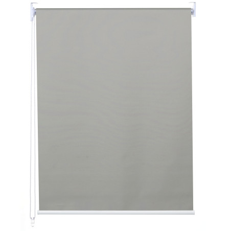 Store à enrouleur pour fenêtres, avec chaîne, avec perçage, isolation, opaque, 90 x 160 - gris