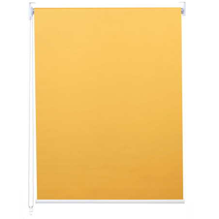 Store à enrouleur pour fenêtres, avec chaîne, avec perçage, isolation, opaque, 40 x 160 - jaune