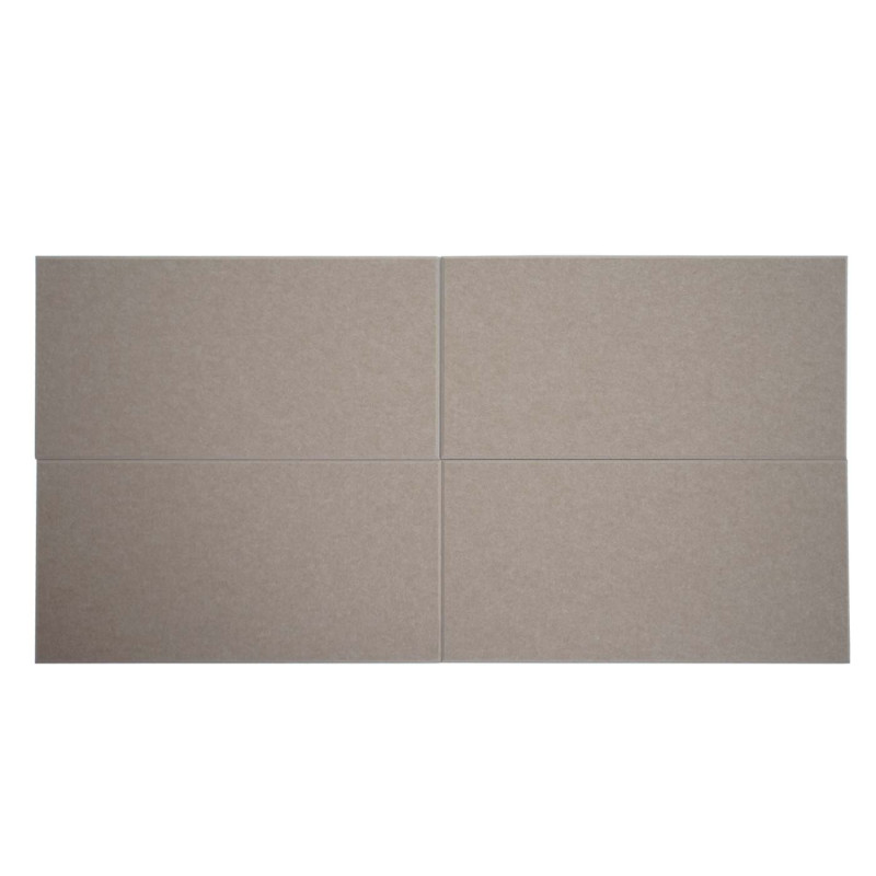 Lot de 6 panneaux muraux acoustiques panneaux muraux acoustiques, insonorisant 1 m2 de surface 60x30cm - brun clair