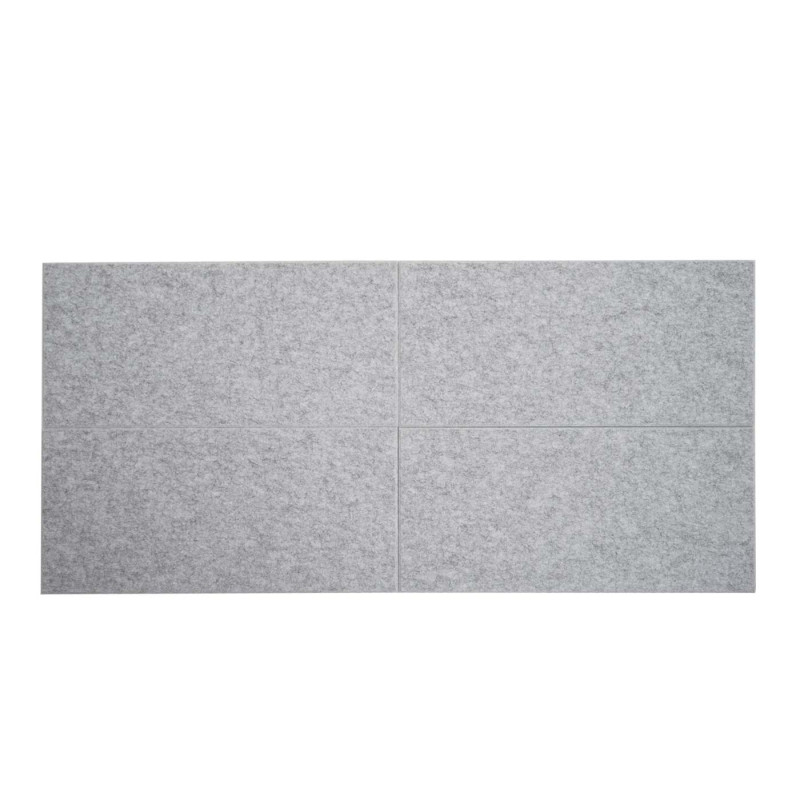 Lot de 6 panneaux muraux acoustiques panneaux muraux acoustiques, insonorisant 1qm surface 60x30cm - gris clair