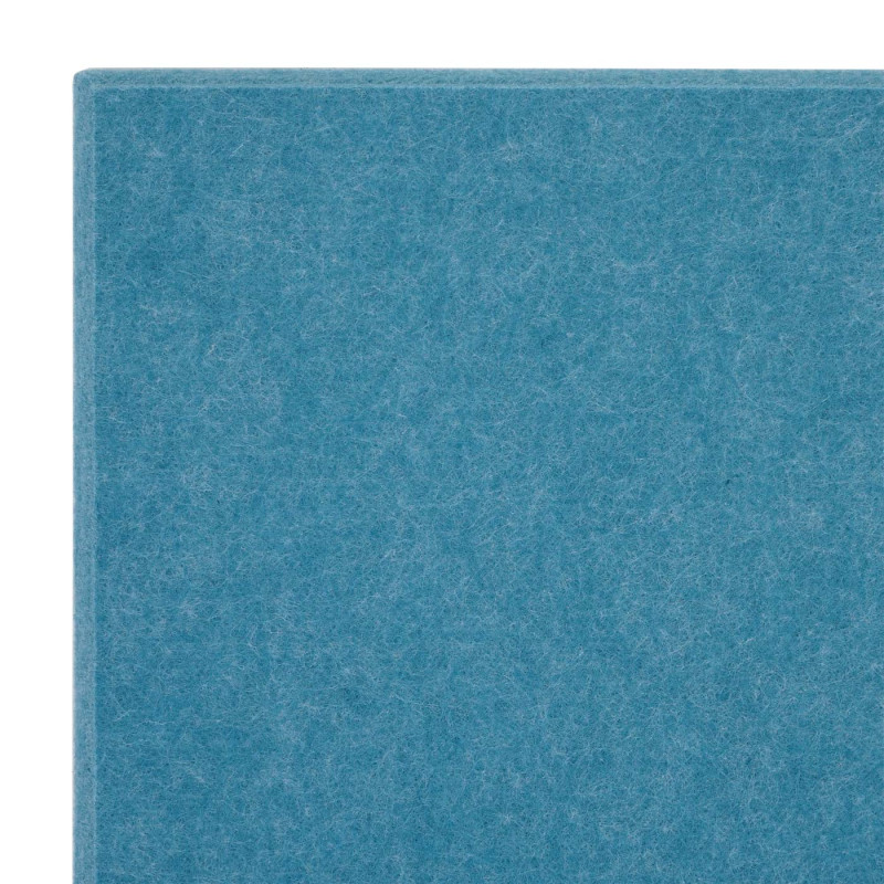 Jeu de 4 panneaux muraux acoustiques panneaux muraux acoustiques, insonorisant 1qm surface 50x50cm - bleu