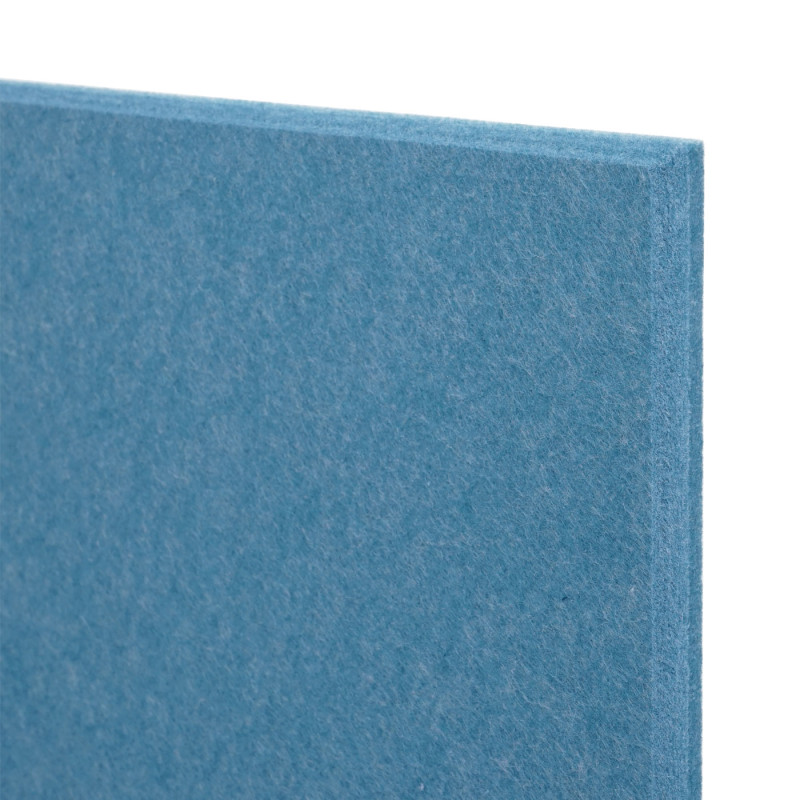 Jeu de 4 panneaux muraux acoustiques panneaux muraux acoustiques, insonorisant 1qm surface 50x50cm - bleu