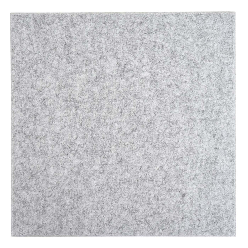 Jeu de 4 panneaux muraux acoustiques panneaux muraux acoustiques, insonorisant 1qm surface 50x50cm - gris clair