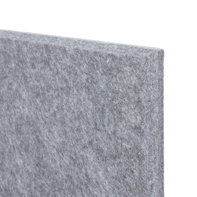 Jeu de 4 panneaux muraux acoustiques panneaux muraux acoustiques, insonorisant 1qm surface 50x50cm - gris