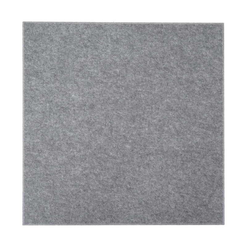 Jeu de 4 panneaux muraux acoustiques panneaux muraux acoustiques, insonorisant 1qm surface 50x50cm - gris