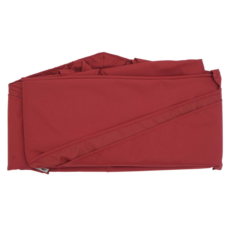 Housse de parasol 8 baleines rondes Ø3,5m 220g/m² polyester, housse de rechange p.ex. pour parasol ampli - bordeaux