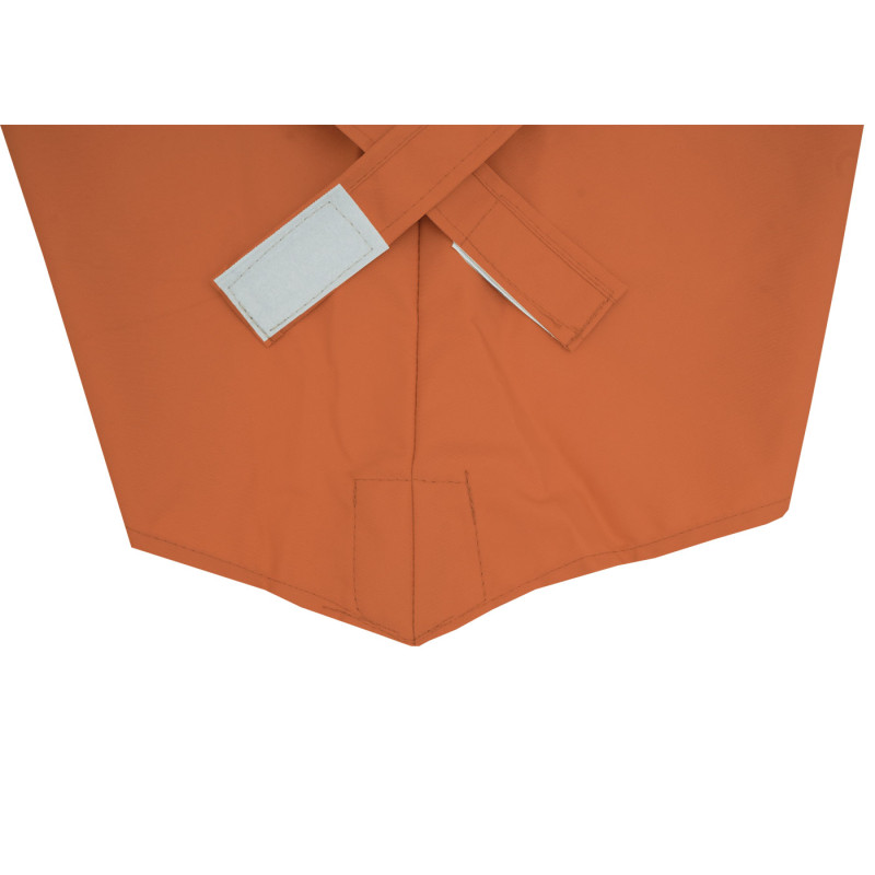 Housse de parasol 8 baleines rondes Ø3m 220g/m² polyester, housse de rechange p.ex. pour parasol ampli - terracotta