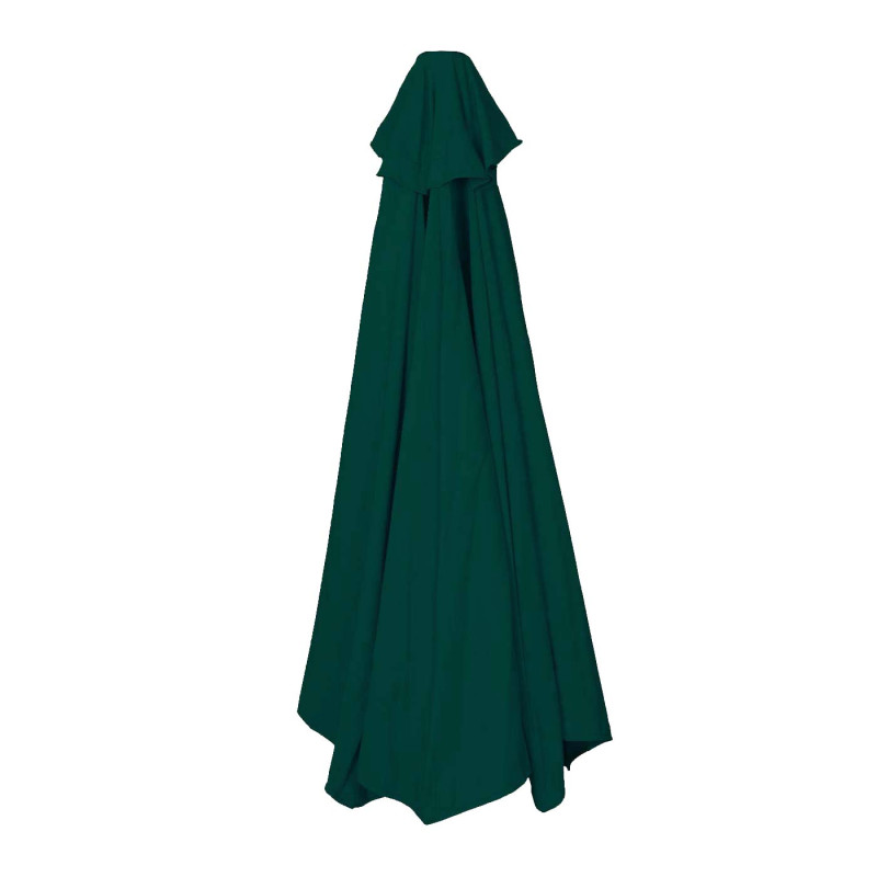 Housse de rechange pour parasol demi-rond Parla, housse de rechange pour parasol, 300cm tissu/textile UV 50+ 3kg - vert