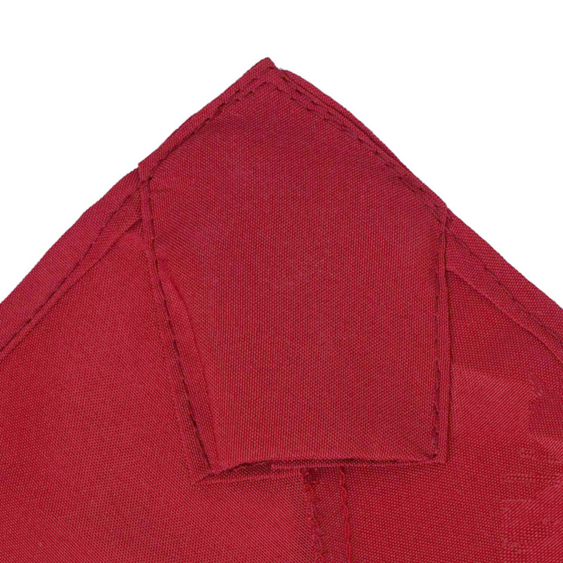 Housse de rechange pour parasol demi-rond Parla, housse de rechange pour parasol, 300cm tissu/textile UV 50+ 3kg - bordeaux