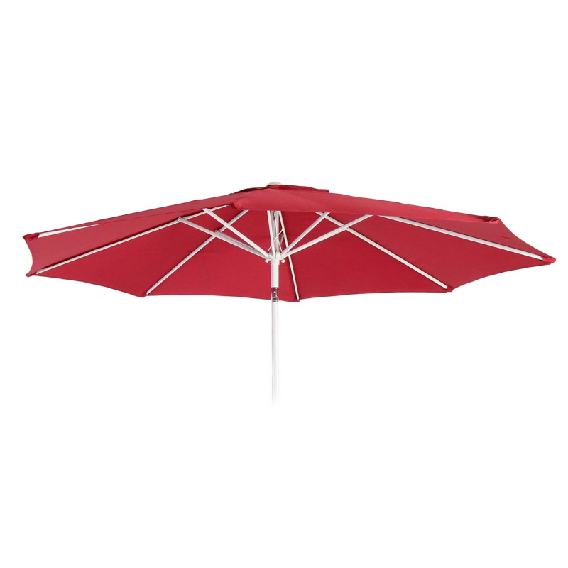 Housse de rechange pour parasol N19, housse de parasol de rechange, Ø 3m tissu/textile 5kg - rouge
